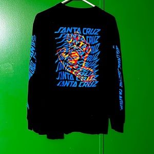 Santa Cruz black tee size S
